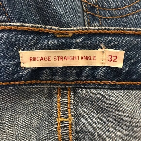NWT Levi’s ribcage straight ankle jeans button fly 32 - Picture 8 of 12